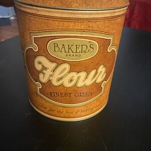 Very Rare Bakers Brand Tin Containers